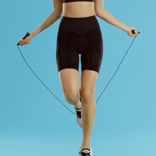 Adjustable Jump Rope Set - Tangle-Free Skipping Ropes for Fitness - Pink & Yellow