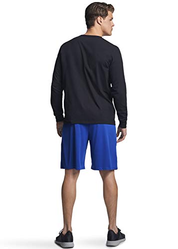 Russell Athletic Men's Dri-Power Long Sleeve Tee Black Large Moisture Wicking Odor Protection UPF 30+