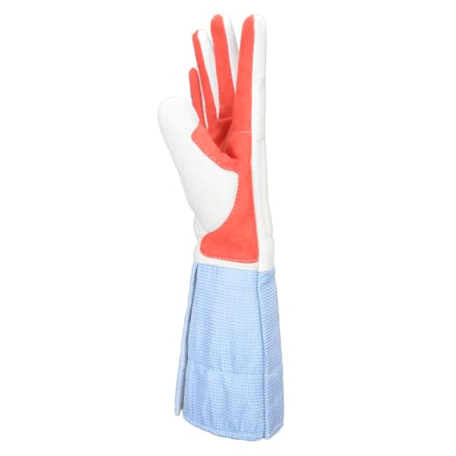 Leather Fencing Gloves for Sabre - Washable Lightweight Cuff - 6.5 Right