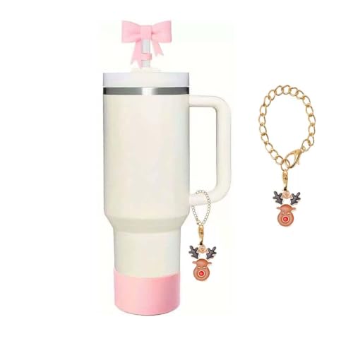 5PCS Christmas Accessories for Stanley Cup Tumbler - Keychain Charms