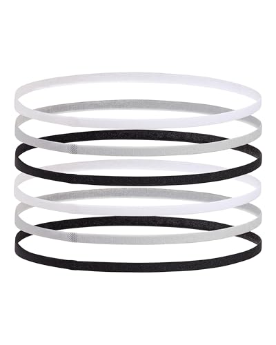 Under Armour Women's Mini Elastics 6 Pack - One Size Black & Gray