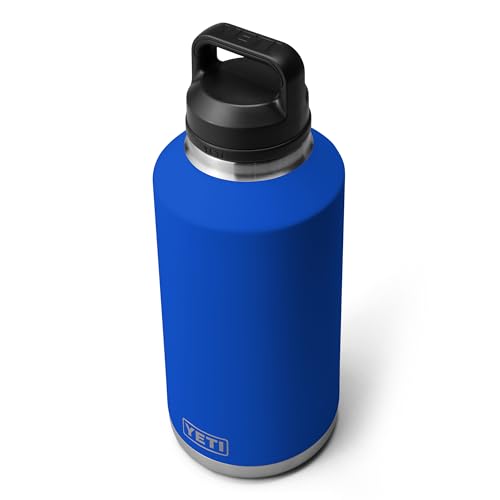 YETI Rambler 64 oz Water Bottle with Chug Cap - Royal Blue, Insulated Stainless Steel