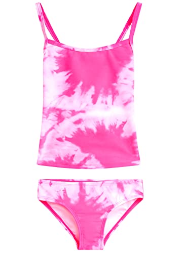 Kanu Surf Girls' Melanie Beach Sport 2-Piece UPF 50+ Banded Tankini