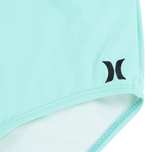 Girls' 1-Piece Cut Out Swim Suit - Medium / Aurora Green