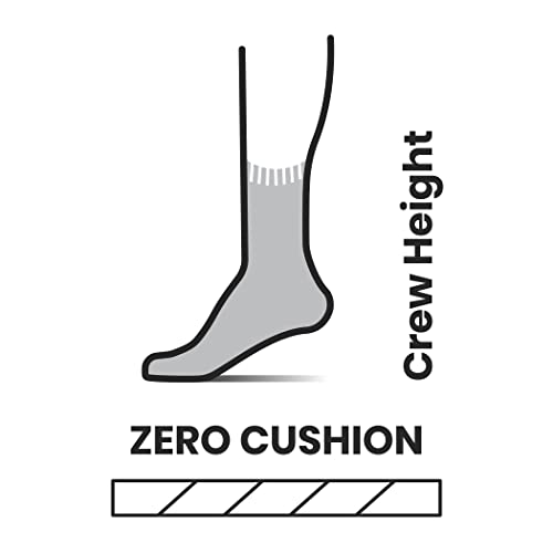 Smartwool Everyday Anchor Line Crew Socks Large Black for Men & Women