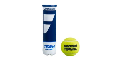 Babolat Team All Court X 4 Balls, Adults Unisex, Yellow (Black), One Size