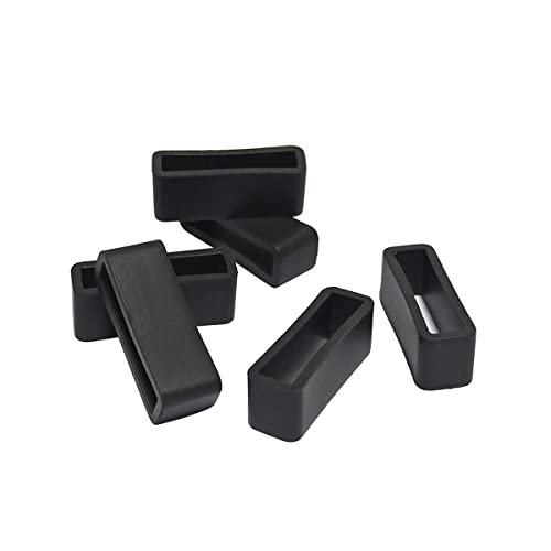 6 Pcs Watch Band Loop Keeper - Replacement Resin Strap Fastener Ring