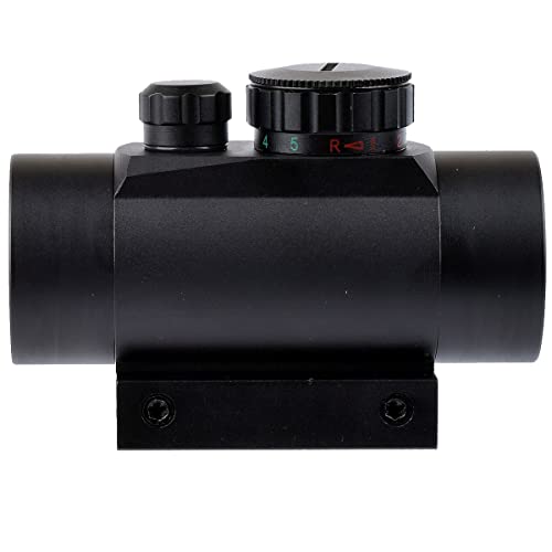 CTOPTIC 1x40mm Red Green Dot Sight with Mount Rails for Rifles, Black