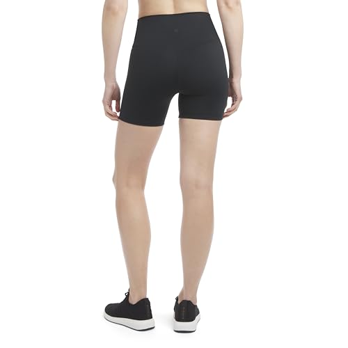 Danskin Women's Active 2-Pack Motivate 5" Bike Shorts X-Large Pacific Blue/Black