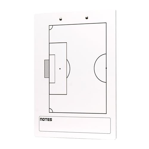 Soccer Coaches Clipboard - Double-Sided Dry Erase Whiteboard