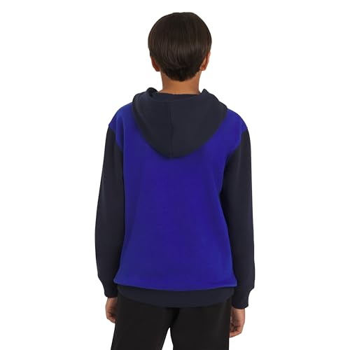 Champion Boys X-Large Bright Blue Color Block Fleece Hoodie with Kangaroo Pocket
