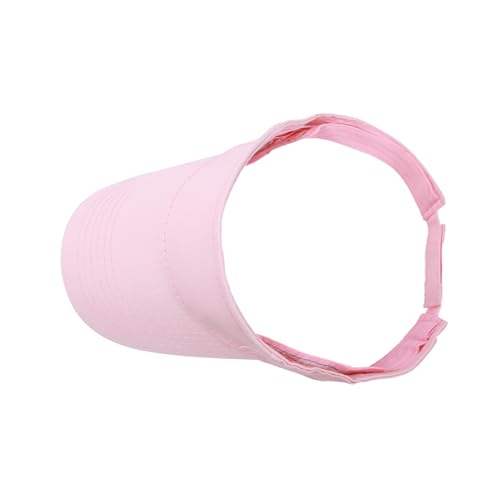 ANDICEQY Light Pink 6 3/8 Sun Visor Hat for Women & Men - Outdoor Sport Visor
