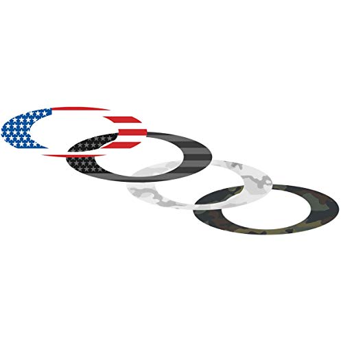 Oakley USA Flag/Camo Sticker Pack for Replacement Lenses - Unisex