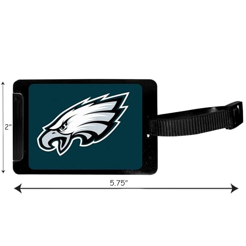 Philadelphia Eagles Luggage Tag - 3.25" Travel Accessory