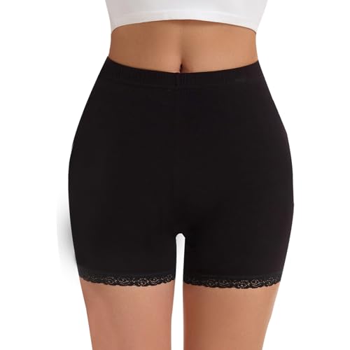 Anti-Chafing Slip Shorts for Women - X-Large Black