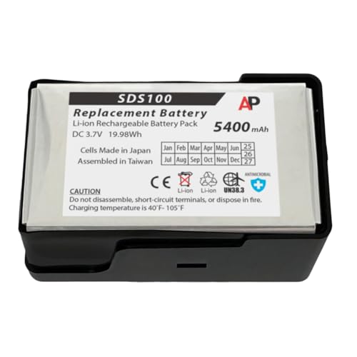 High-Capacity 5400mAh Replacement Battery for Uniden SDS100 & USDA100 Radios
