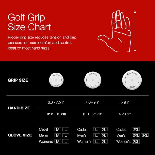 Golf Pride CP Midsize Golf Club Grip - 1 Pack, Standard Diameter, Dual-Feel Comfort