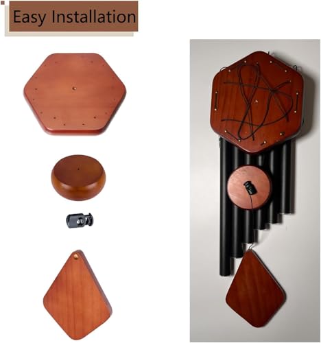 21-Piece Wind Chime Repair Kit with Hexagon Top & Accessories