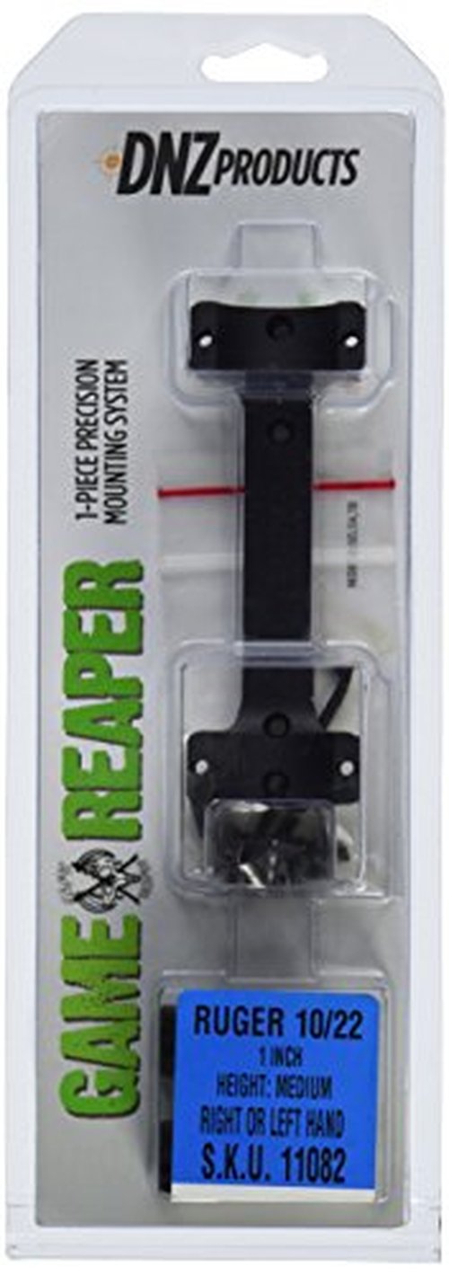 Game Reaper Ruger 10/22 Medium Mount (Black, 1 inch)