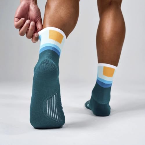 Feetures Elite Light Cushion Mini Crew Sock - Medium Breezy Court, 1 Pair