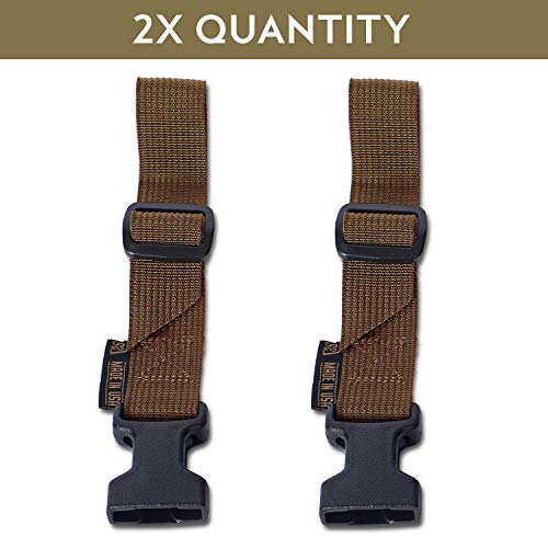 USA Made Sling Connector Set with Pigtail Tan (2x) for S2Delta Modular 2-Point Slings