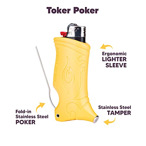 Toker Poker Night Time Bic Lighter Case Multi-Tool for Camping & Survival