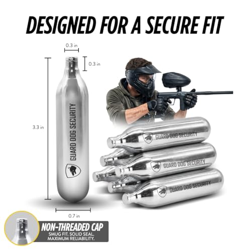 12g CO2 Cartridges for Airsoft, BB Guns & Paintball - Leakproof & Easy Install