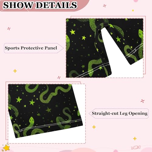 Girls Gymnastics Leotard Snakes Design - Sleeveless Unitard 7-8 Years