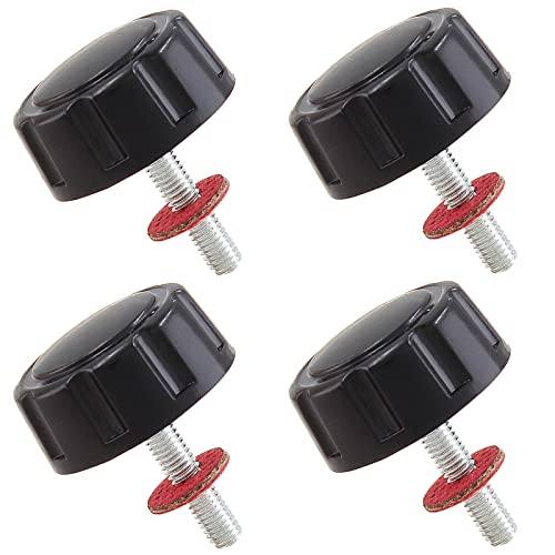 Universal Fishing Reel Handle Screw Caps - Durable Replacement Parts, 5 Pack