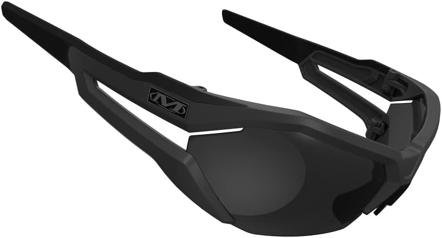 Mechanix Wear Vision Type-V Safety Glasses - Anti-Fog, Scratch Resistant, Lightweight Half Framed Eyewear (Smoke Lens)