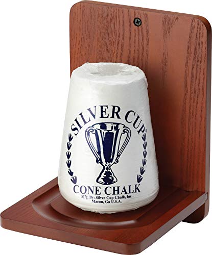 Wall Mounted Billiard Chalk Holder - Mahogany Finish