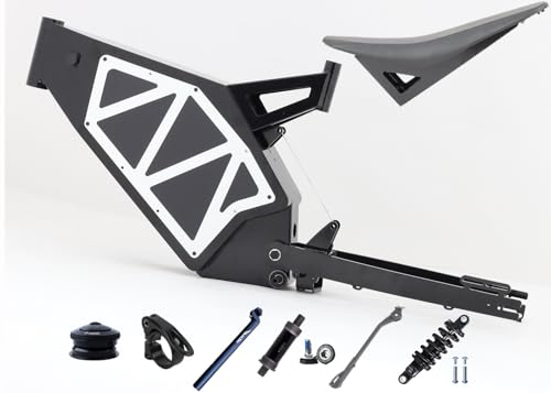 Electric Fat Bike Frame Kit - Full Suspension Enduro Design