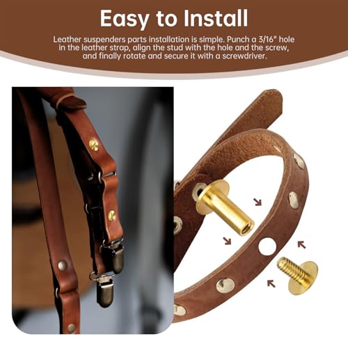 5043K Suspender Lock Kit, Suspension System Accessories for Occidental Leather Suspender Tool Bag Tool Vest