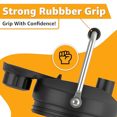 Yeti Rambler Jug Lid 2-in-1 Leakproof Spout & Straw Replacement BPA-Free