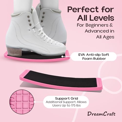 Figure Skating Spinner Board for Off-Ice Training - Pink