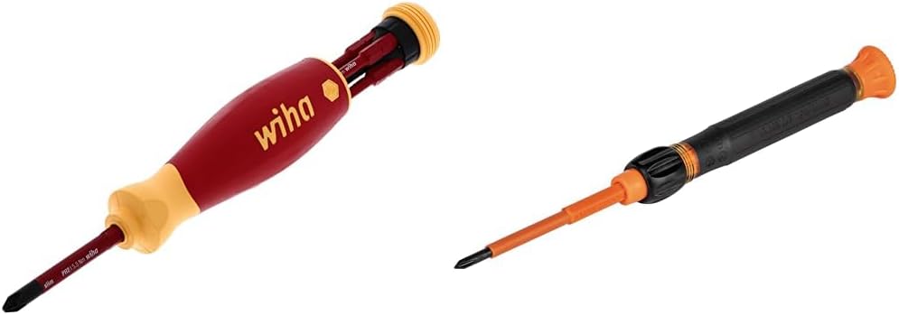 Wiha 6-Piece Insulated SlimLine PocketMax Multi-Driver Set for Safe Electrical Work