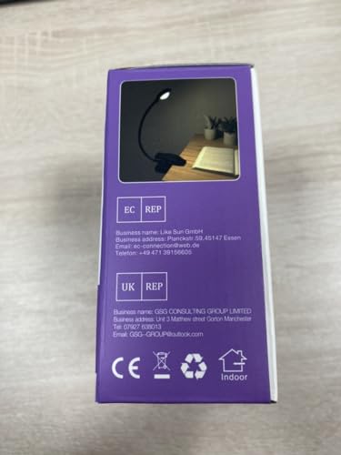 Hensam Book Light for Reading at Night, Rechargeable Reading Light with 1200 mAh Battery, Stepless Dimmable Reading Lights for Books in Bed, Portable Clip Book Light with Case