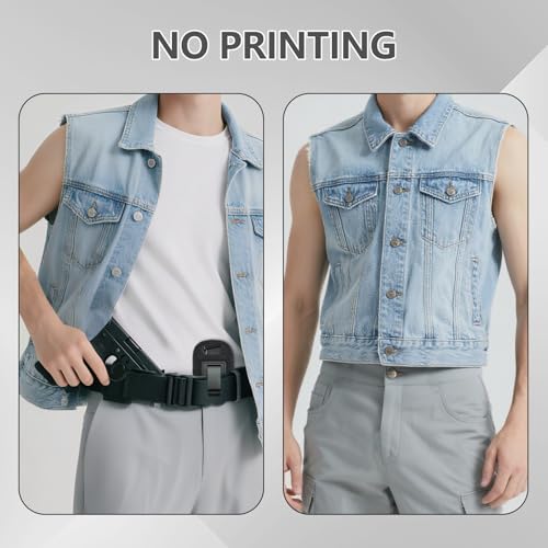 2 Pack Universal Magazine IWB Pouch Concealed Carry 9mm .40 .45 .380