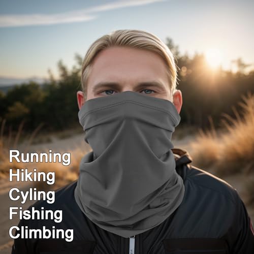 8 Pack Neck Gaiter Face Mask - Multicolor Cooling UV Protection