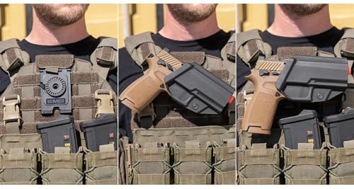 Kydex Holster with QD Mounting for Hi-Capa 5.1 & 2011 Airsoft Pistols - Left Hand