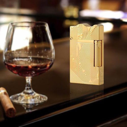 Laicengo Sanji Lighter, Vintage Trench Lighter, Butane Refillable Lighters, Copper Gas Lighters for Men Dad Husband (Fuel Not Included)