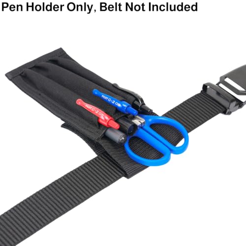 VEPKOIT 3-Pen Belt Pen Holder Pouch for Duty Belt, Pencils & Small Tools