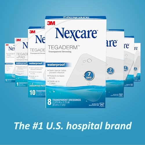 Transparent Wound Dressing with Absorbent Pad - 6 x 6 in
