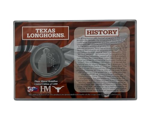Texas Longhorns NCAA Stadium Challenge Coin - Limited Edition