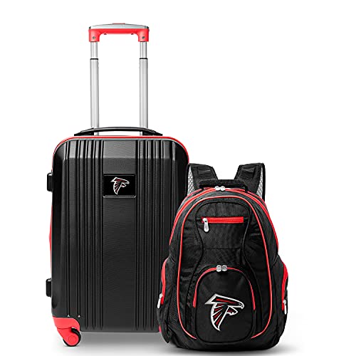Atlanta Falcons 2-Piece Luggage Set - 21" Spinner & 19" Backpack - Team Color