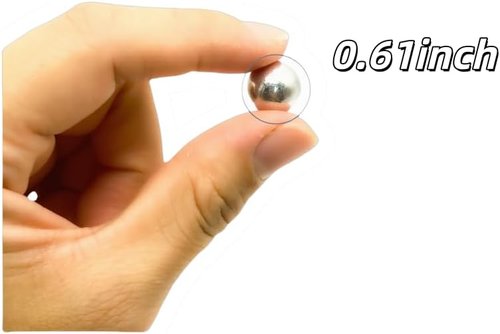 Byrna | 0.61 Cal Kinetic Projectiles - 50 Count Aluminum Self Defense Balls for Target Practice
