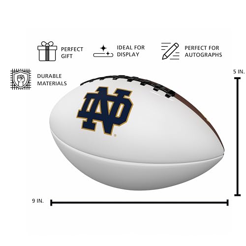 Official Size Autograph Football - Notre Dame Fighting Irish