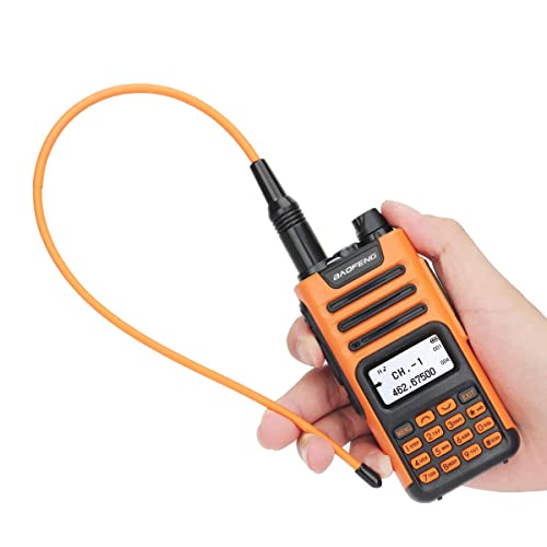 GMRS Antenna 15.3 Inch Flexible Whip SMA-Female - Orange, 2 Pack