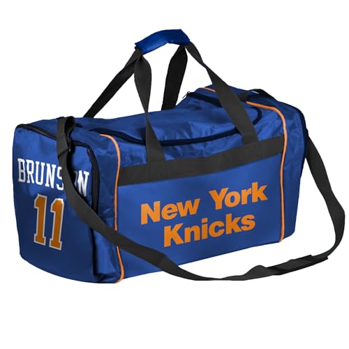 NBA Team Duffel Gym Bag - Jalen Brunson New York Knicks