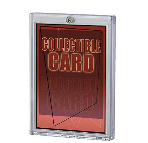 Thick Trading Card Holder - Ultra Clear Screw-Down Case